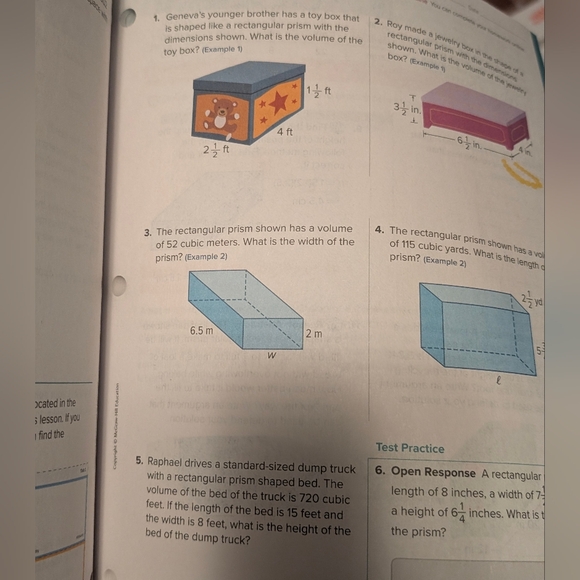 Reveal Math Course 1 Volume 2 - 6th Grade Math Book - Picture 5 of 6